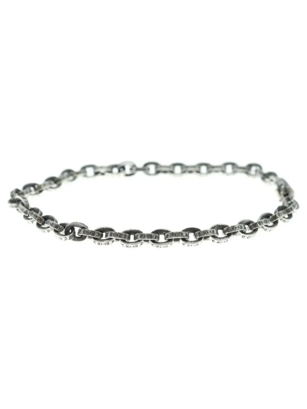 Chrome Hearts Paper Chain Bure Silver Bracelet